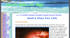 Desktop Screenshot of godsplanforlife.org